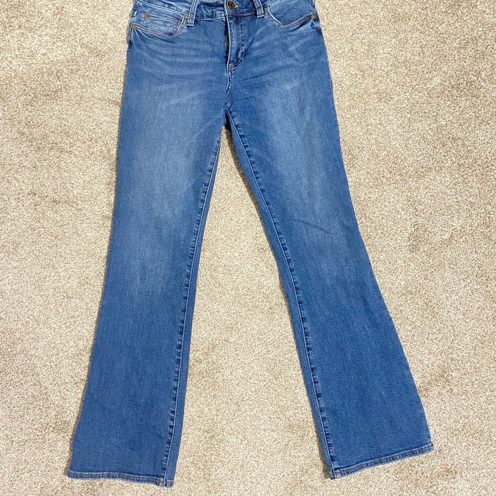 Kut from the Kloth Blue Flare Wide Leg Jeans